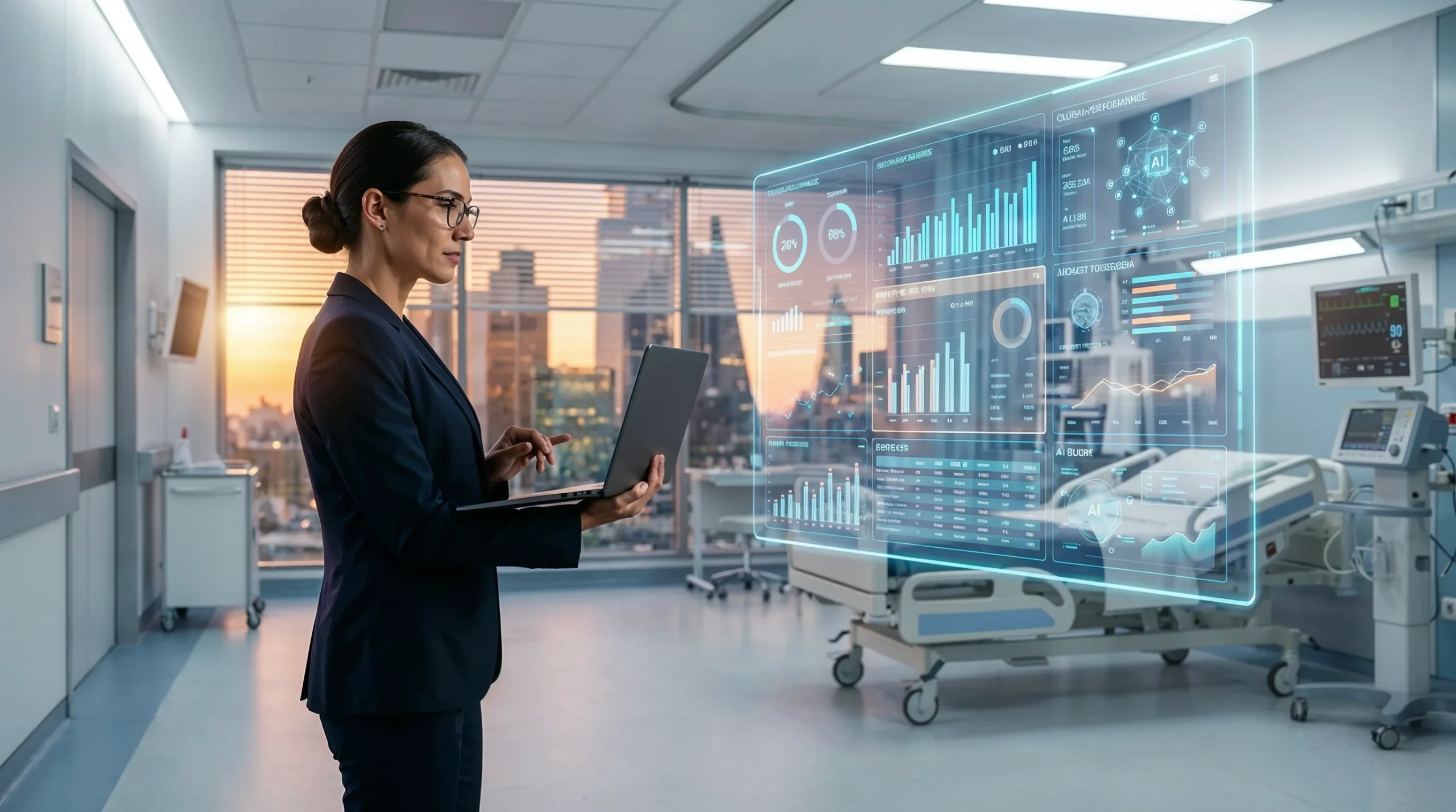 Tecnologia inteligente 
para gestão de ativos 
e manutenção hospitalar